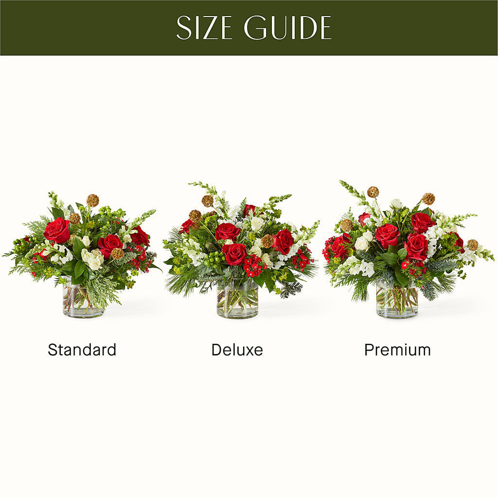 Deck the Halls Bouquet –  Tinys Flowers, Lansing IL