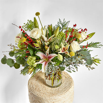 Berry & Bright Bouquet –  Tinys Flowers, Lansing IL