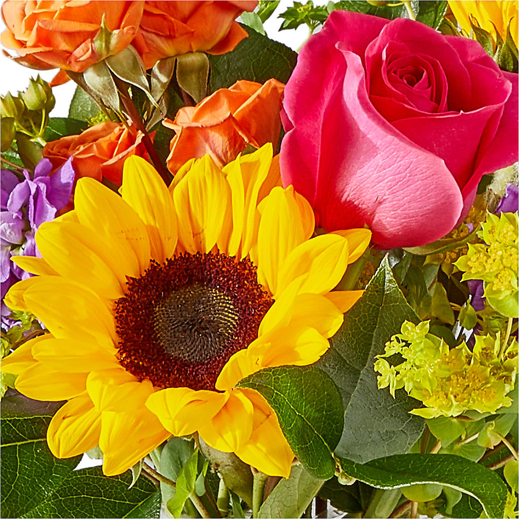 Vibrant Greetings Bouquet –  Tinys Flowers, Lansing IL