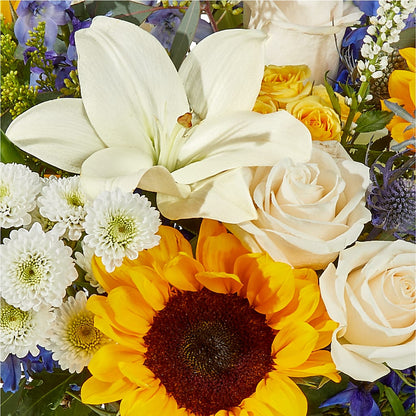 Wonderfully Sunny Bouquet –  Tinys Flowers, Lansing IL