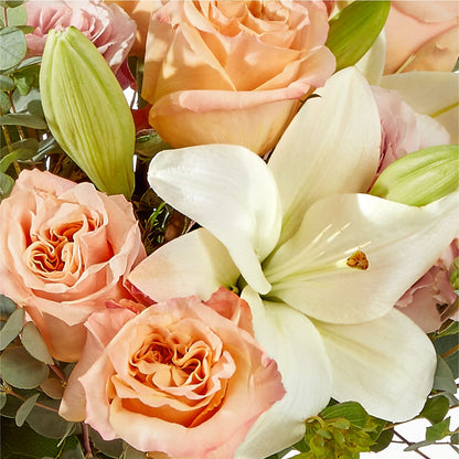 Grapefruit Splash Bouquet –  Tinys Flowers, Lansing IL