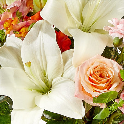Grapefruit Splash Bouquet –  Tinys Flowers, Lansing IL