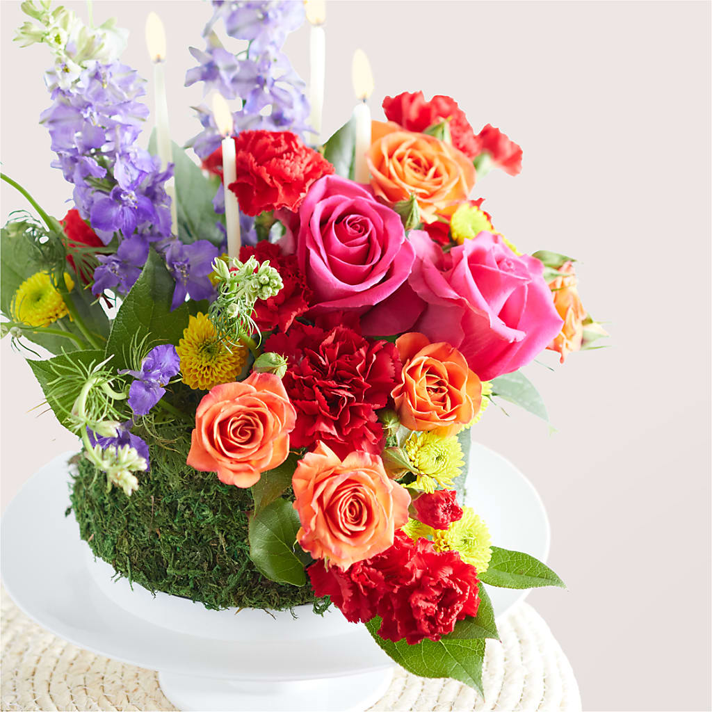 Best Year Yet Floral Cake –  Tinys Flowers, Lansing IL