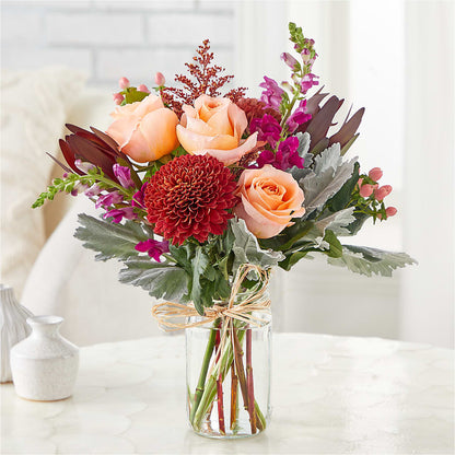 Moody Hues Bouquet –  Tinys Flowers, Lansing IL