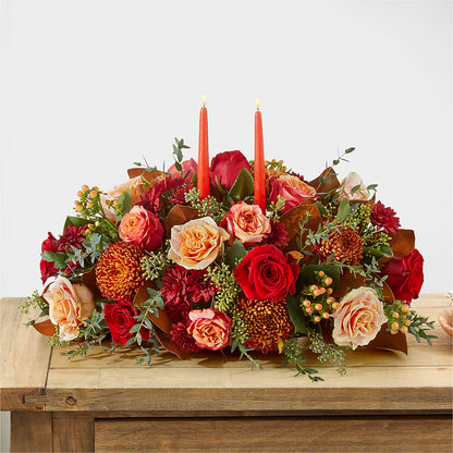 Gather Near Centerpiece –  Tinys Flowers, Lansing IL