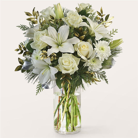 Wintry Mix Bouquet –  Tinys Flowers, Lansing IL