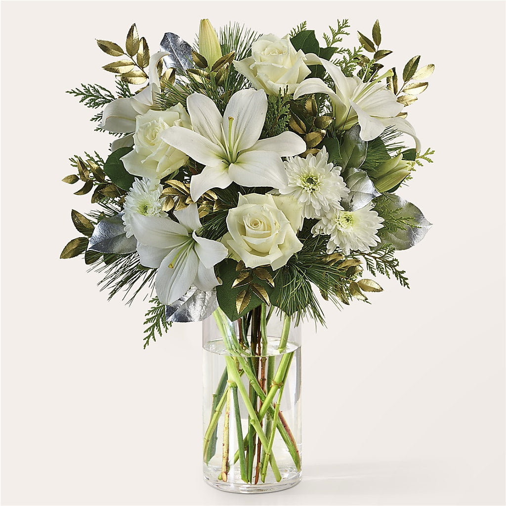 Wintry Mix Bouquet –  Tinys Flowers, Lansing IL
