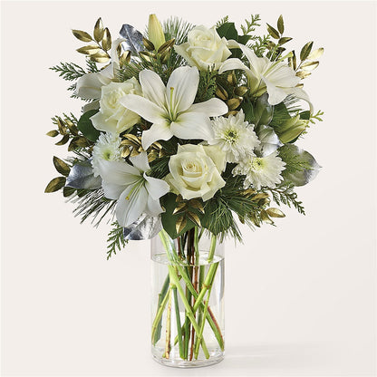 Wintry Mix Bouquet –  Tinys Flowers, Lansing IL