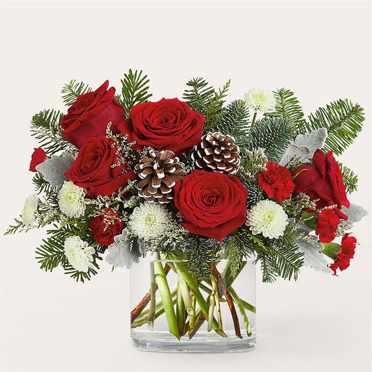 Yule Cheer Bouquet –  Tinys Flowers, Lansing IL