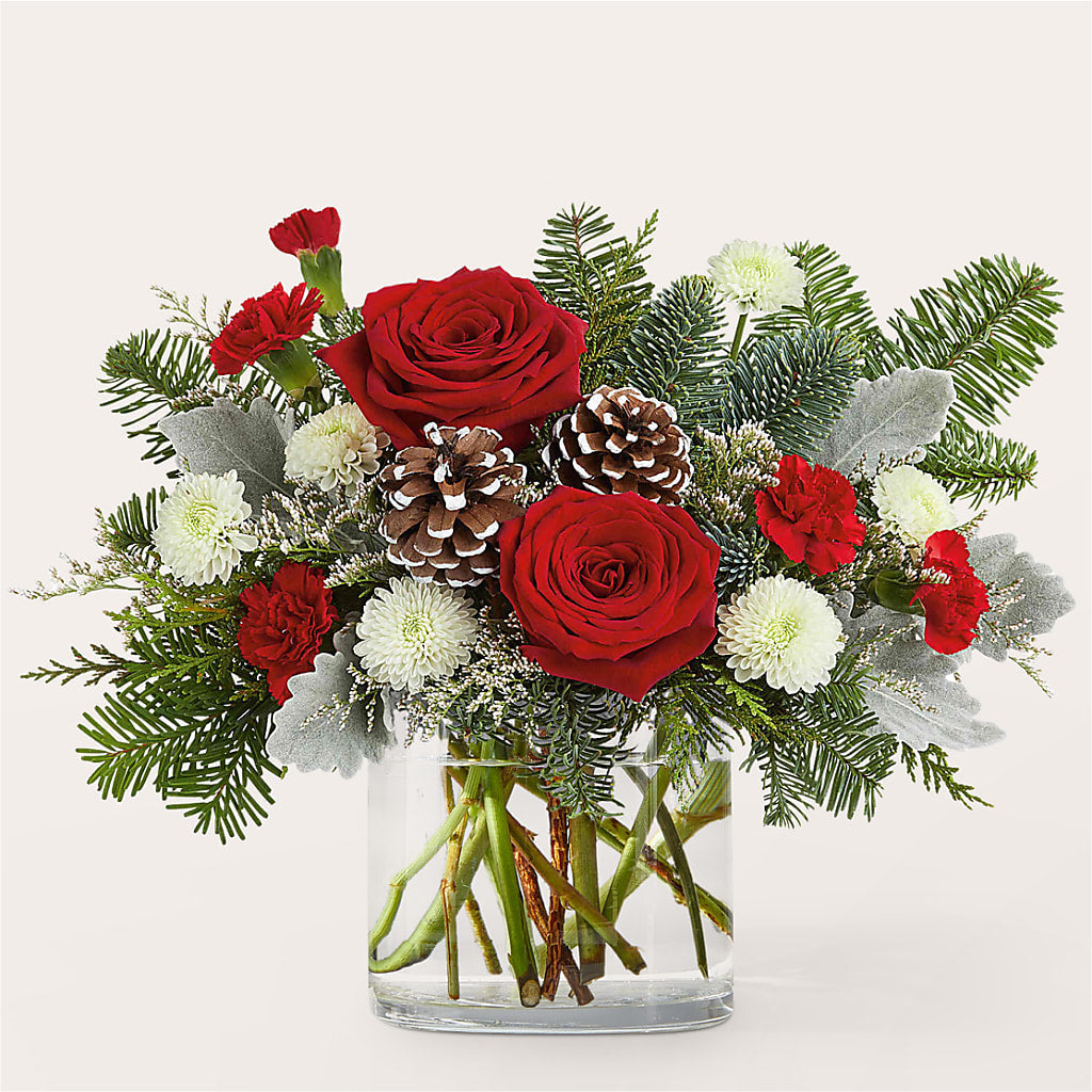 Yule Cheer Bouquet –  Tinys Flowers, Lansing IL