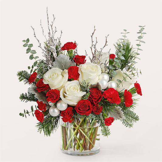 Trimming the Tree Bouquet –  Tinys Flowers, Lansing IL