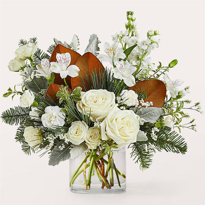 Fresh Snowfall Bouquet –  Tinys Flowers, Lansing IL