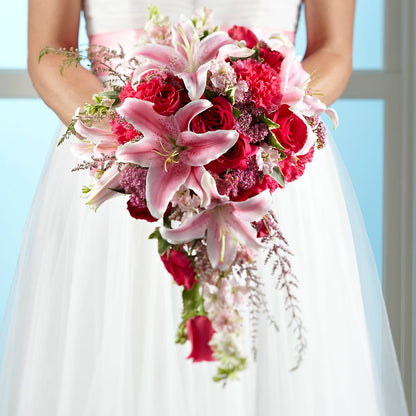 Lily & Rose Bouquet –  Tinys Flowers, Lansing IL